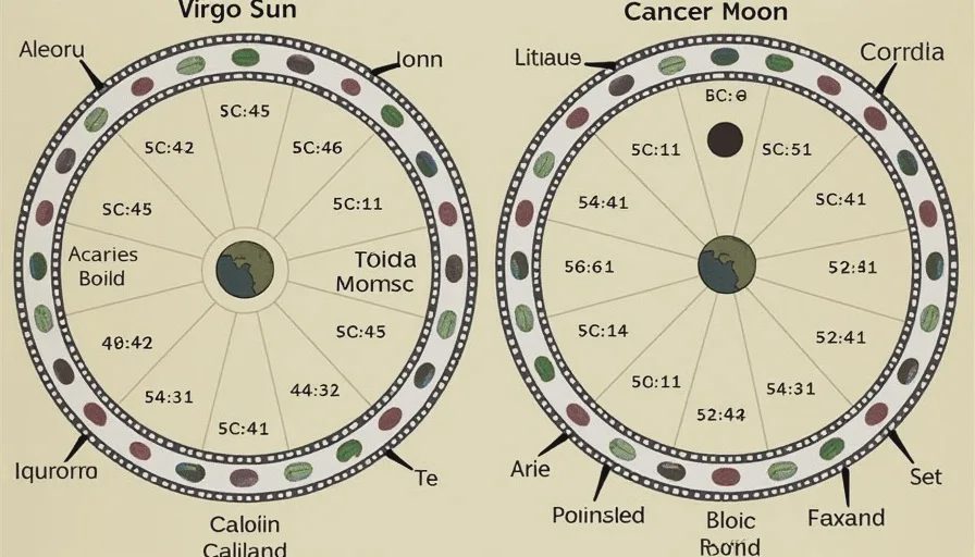 Ethan and Maya's synastry chart comparison.