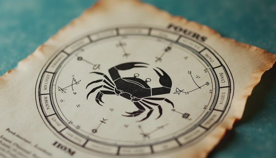 Visual context for cancer astrology zodiac